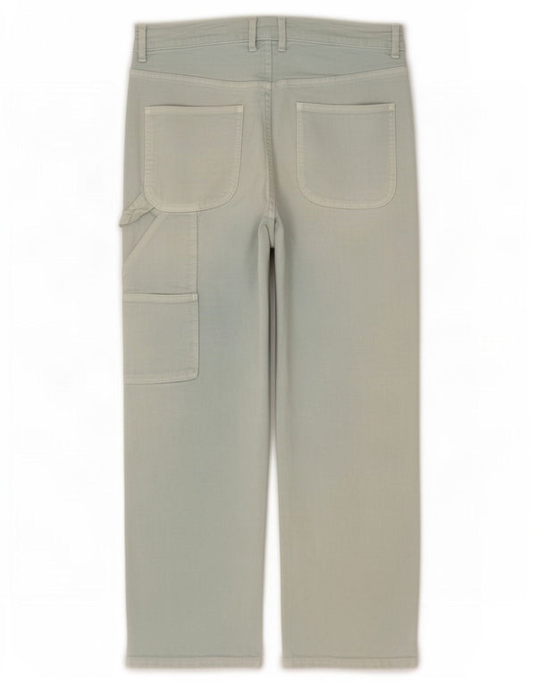Zara Damen Carpenter High Rise Loose Jeans EU 44 XL W34 L30 Blaue Baumwolle