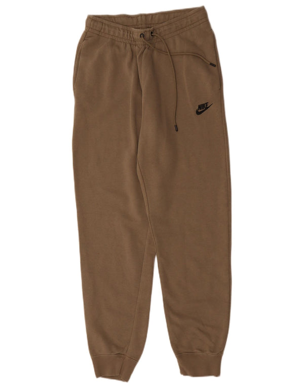 Nike Damen-Trainingshose, Jogginghose, Größe S, Größe S, braun, Baumwolle