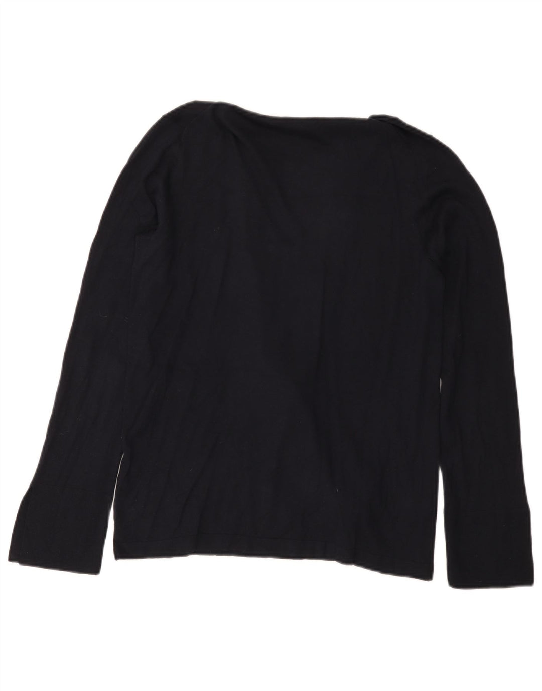 Massimo Dutti Damen-Pullover mit Schalkragen, Gr. 12, mittleres Marineblau