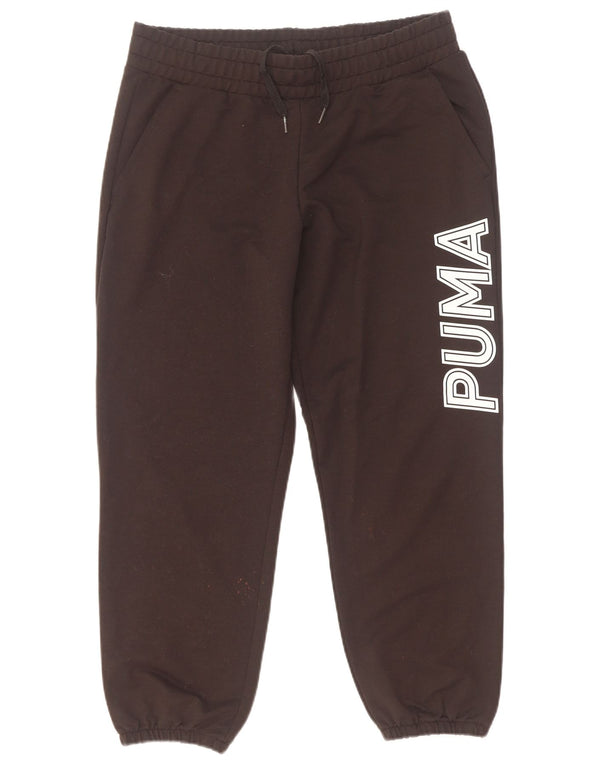 Puma Damen Graphic Trainingshose Jogger UK 14 Medium Schwarz