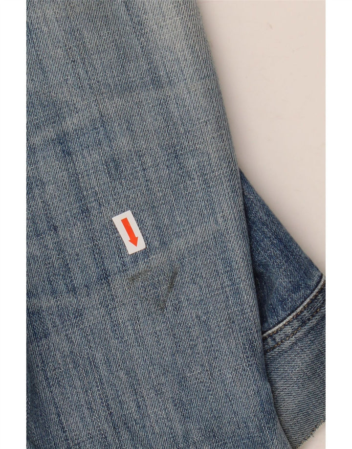 Lee Herren Jeansjacke UK 42 XL Blaue Baumwolle