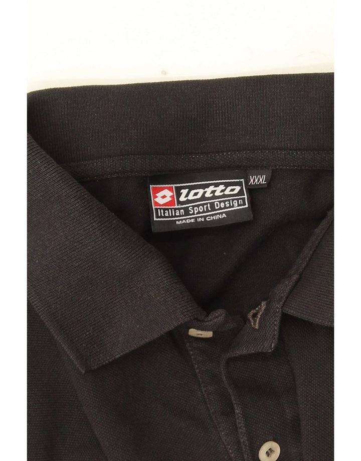 Lotto Herren Poloshirt 3XL Schwarz