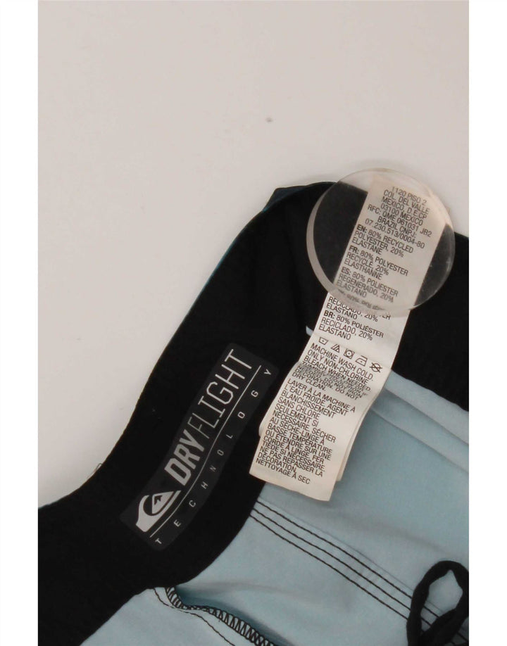 Quiksilver Herren-Badeshorts, klein, blau, geometrisch, Polyester