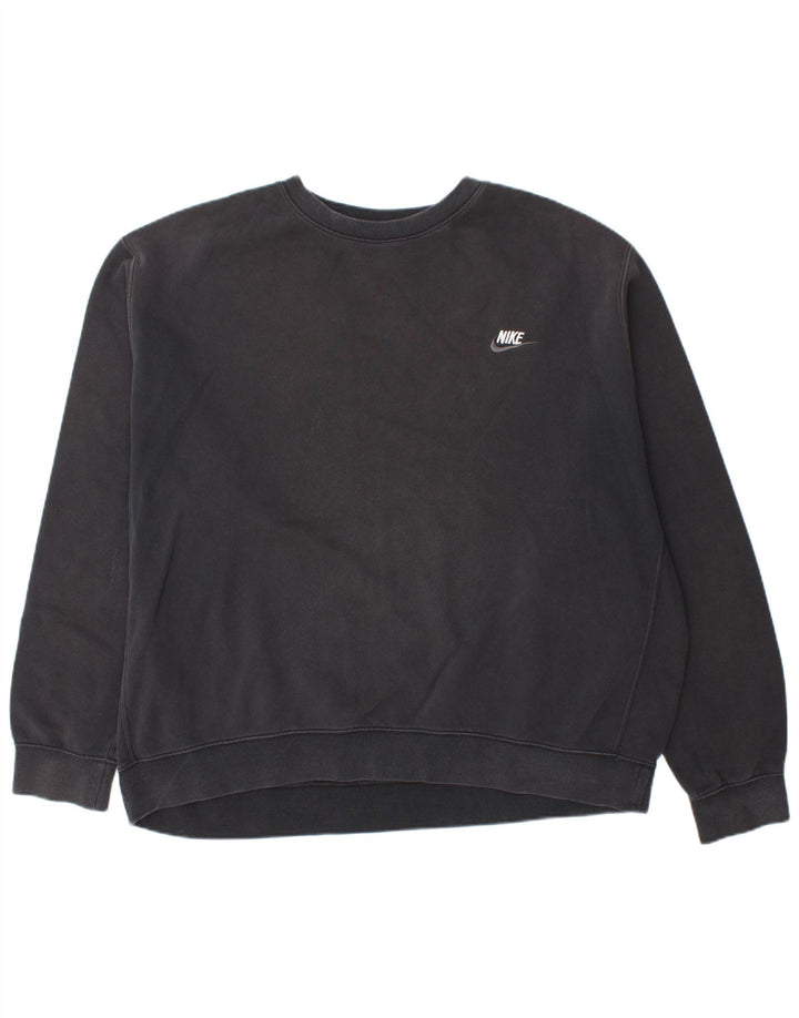 NIKE Herren-Sweatshirt mit lockerer Passform, 2XL, Schwarz