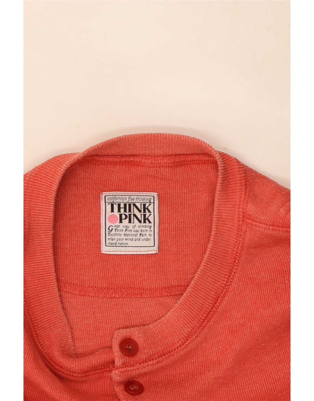 Think Pink Herren Top Langarm XL Rot