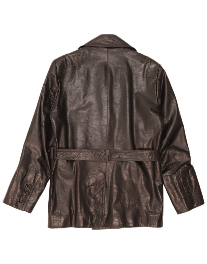 Kostüm National Herren Zweireihige Jacke IT 48 Medium Schwarz