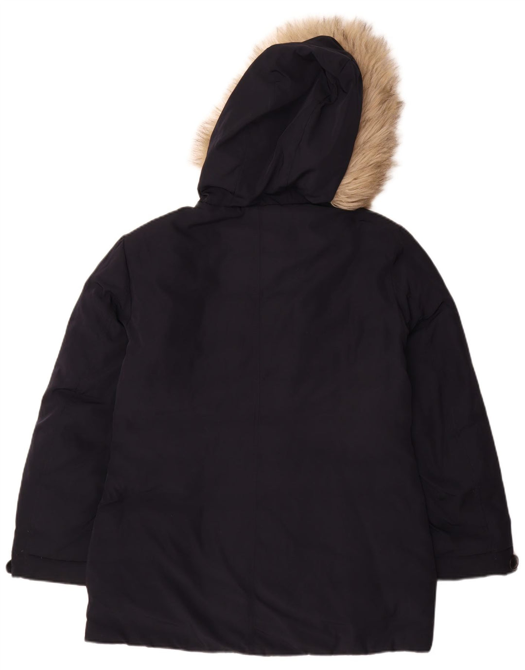 Mistral Wattierter Damenmantel mit Kapuze, UK 16, Größe L, Marineblau, Polyester