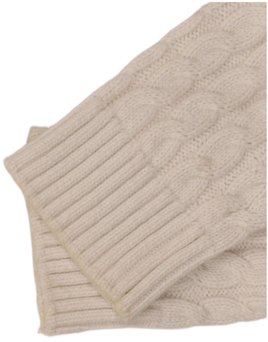 Kappa Damen-Pullover mit V-Ausschnitt, Gr. 10, Größe S, weiße Baumwolle