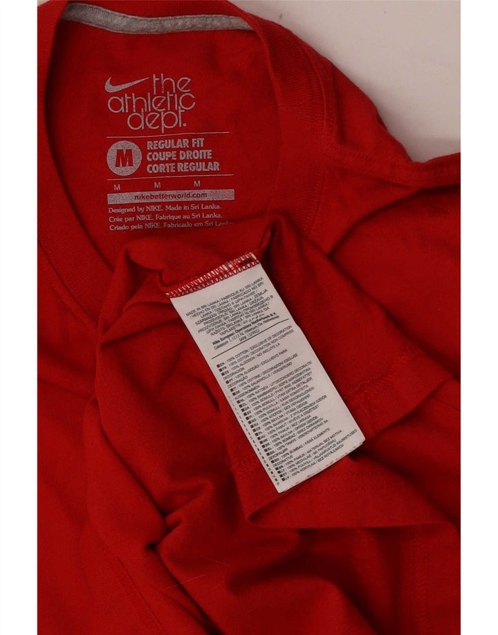 Nike Herren-Weste mit normaler Passform, mittelrote Baumwolle