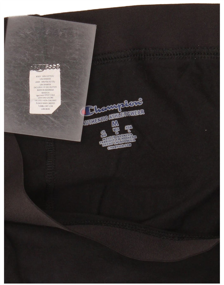 CHAMPION Womens Colorado State Rams Leggings UK 12 Mittelschwarze Baumwolle