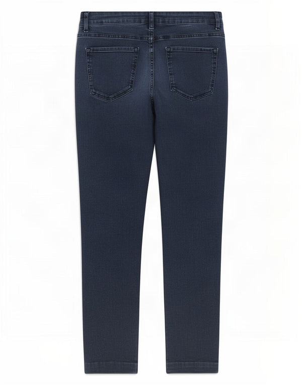 Marks & Spencer Damen Straight Jeans UK 12 Medium W30 L27 Marineblau