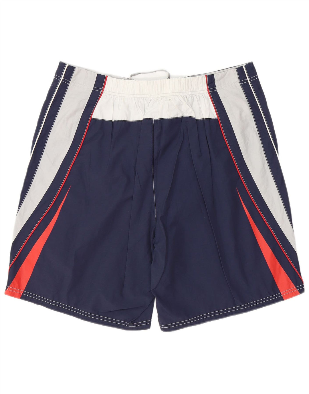 Fila Herren-Badeshorts mit Grafik, 2XL, Marineblau, Farbblock-Polyester
