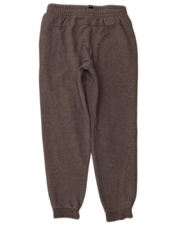 PUMA Jungen-Trainingshose, Jogginghose, 13–14 Jahre, graue Baumwolle