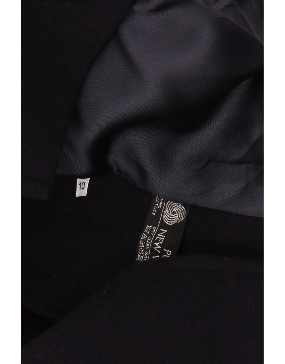 JIMMY HOURIHAN Womens Dublin Oversized Overcoat UK 10 Small  Navy Blue Vintage Jimmy Hourihan and Second-Hand Jimmy Hourihan from Messina Hembry 