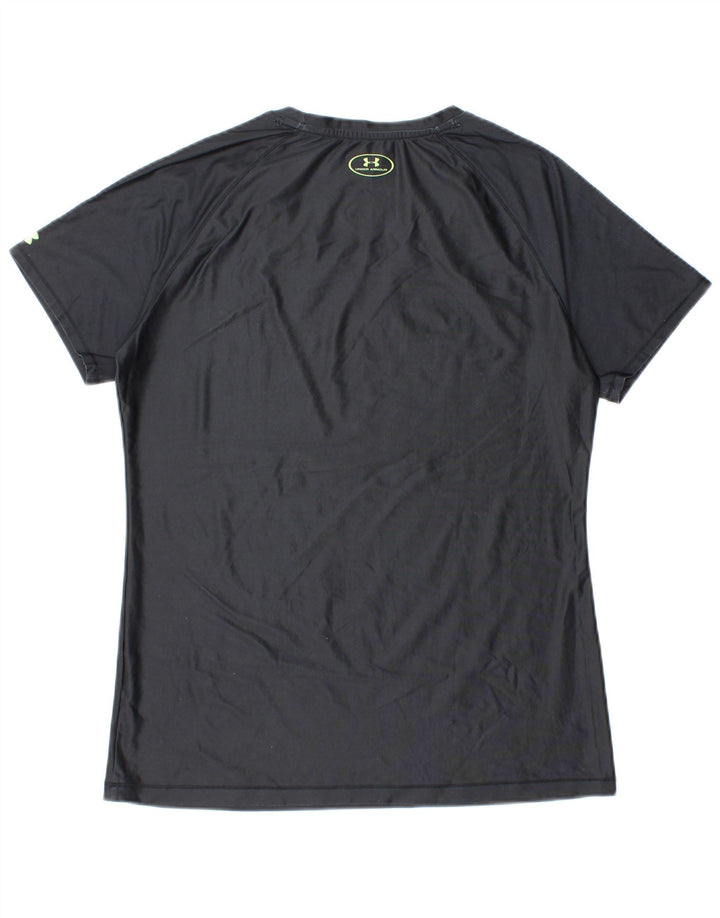 Under Armour Herren Heat Gear Graphic T-Shirt Top Medium Schwarz