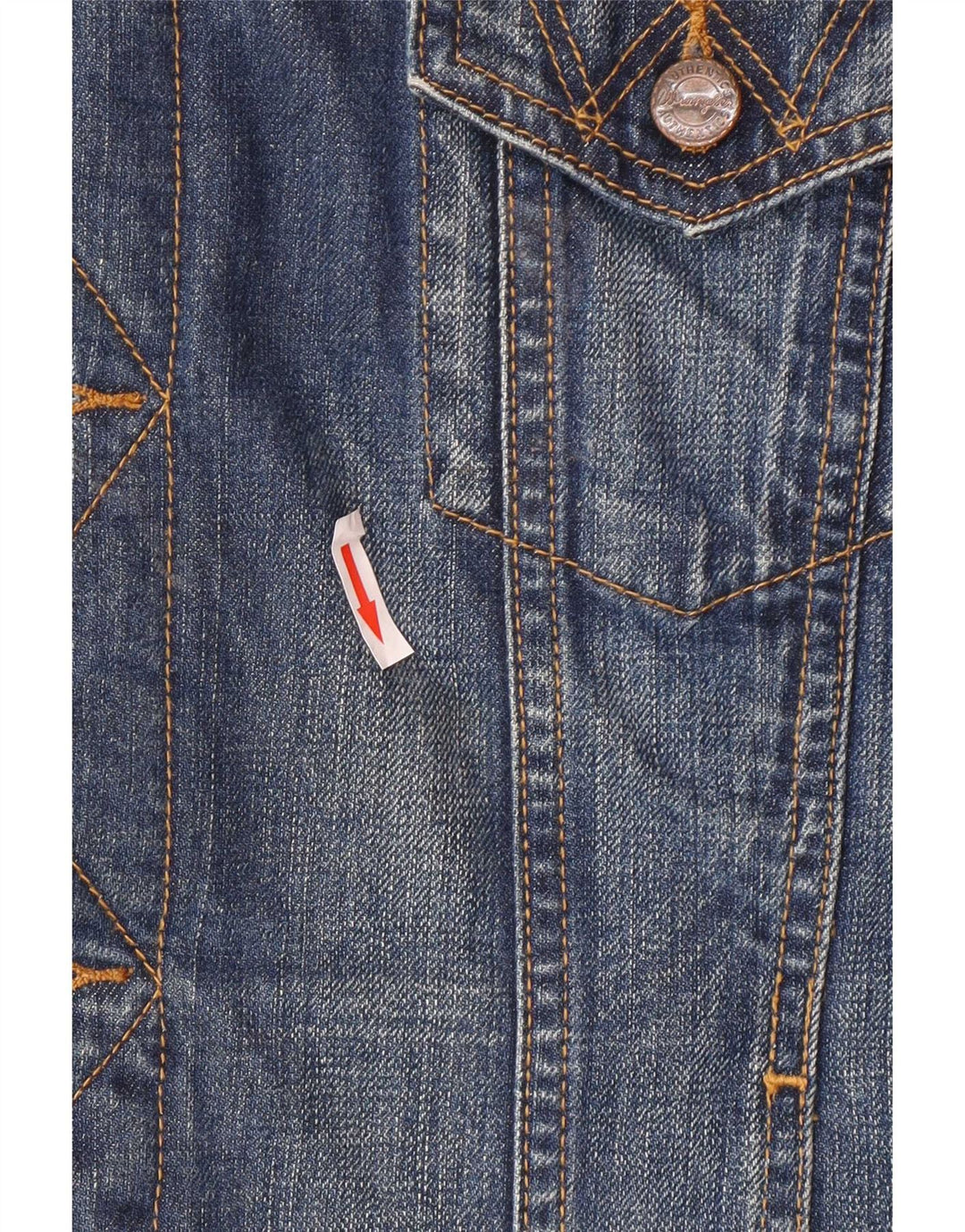 Wrangler Herren Denim Jeansjacke UK 40 Große blaue Baumwolle