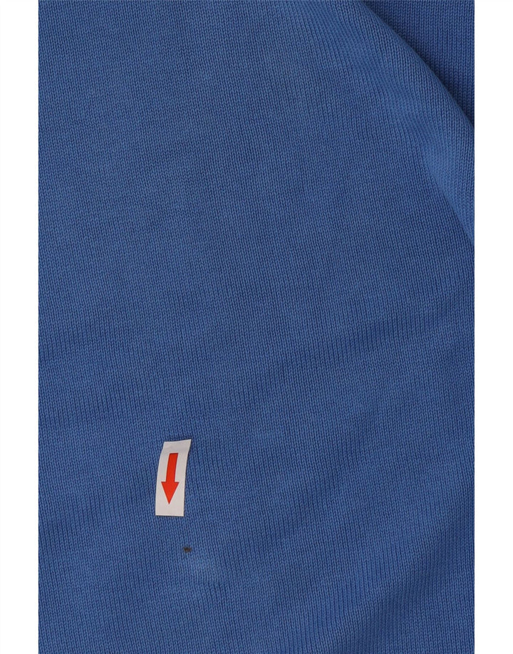 Zara Herren-Pullover mit V-Ausschnitt, Größe L, Blau