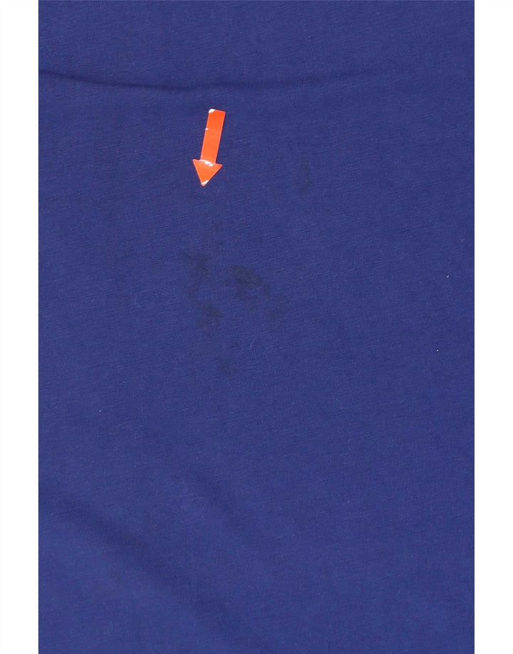 Champion Herren-T-Shirt mit Grafik, mittelblaue Baumwolle