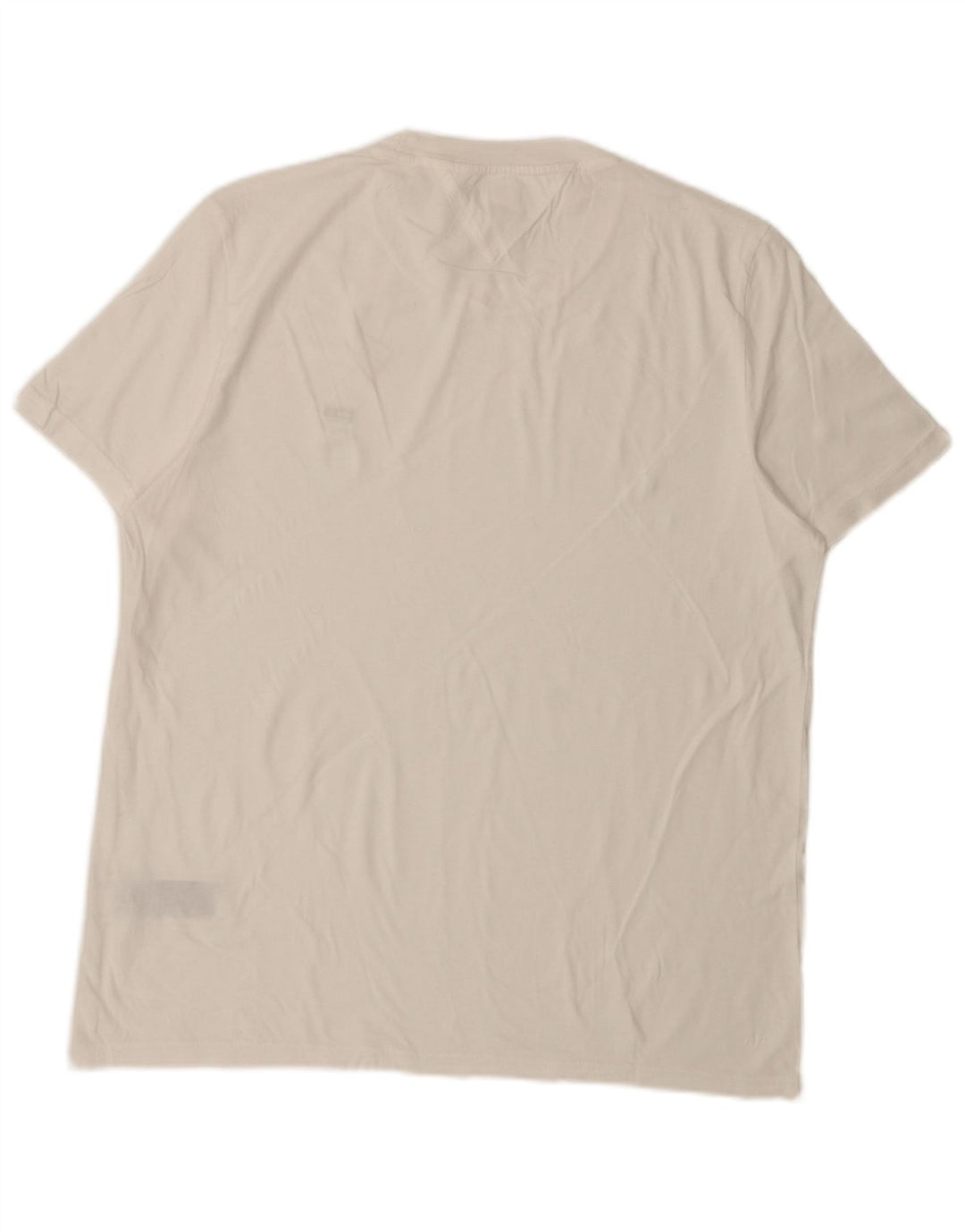 Tommy Hilfiger Herren T-Shirt Top 2XL Weiße Baumwolle