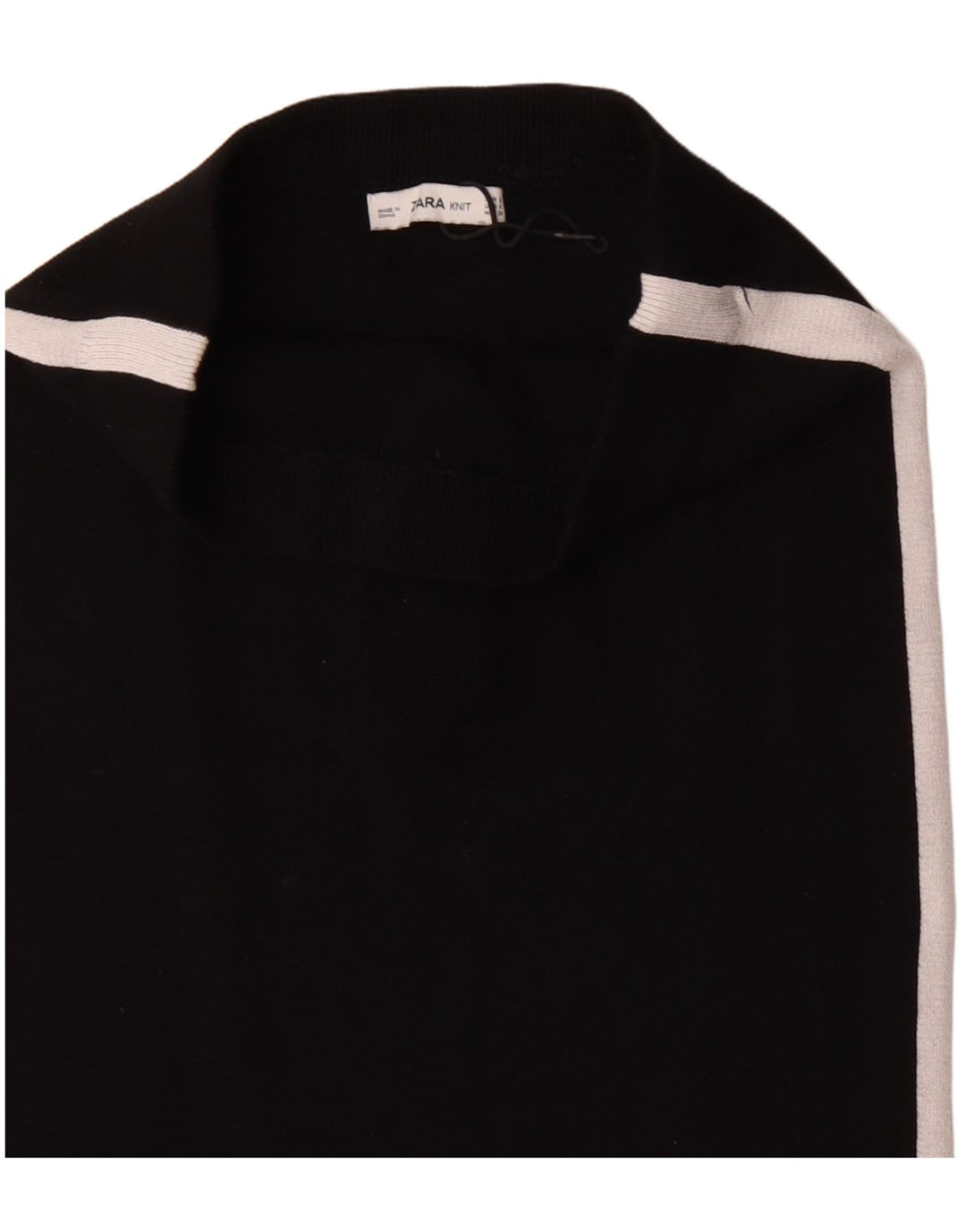 ZARA Damen Midirock mit hoher Taille, Größe S, W26, Schwarz