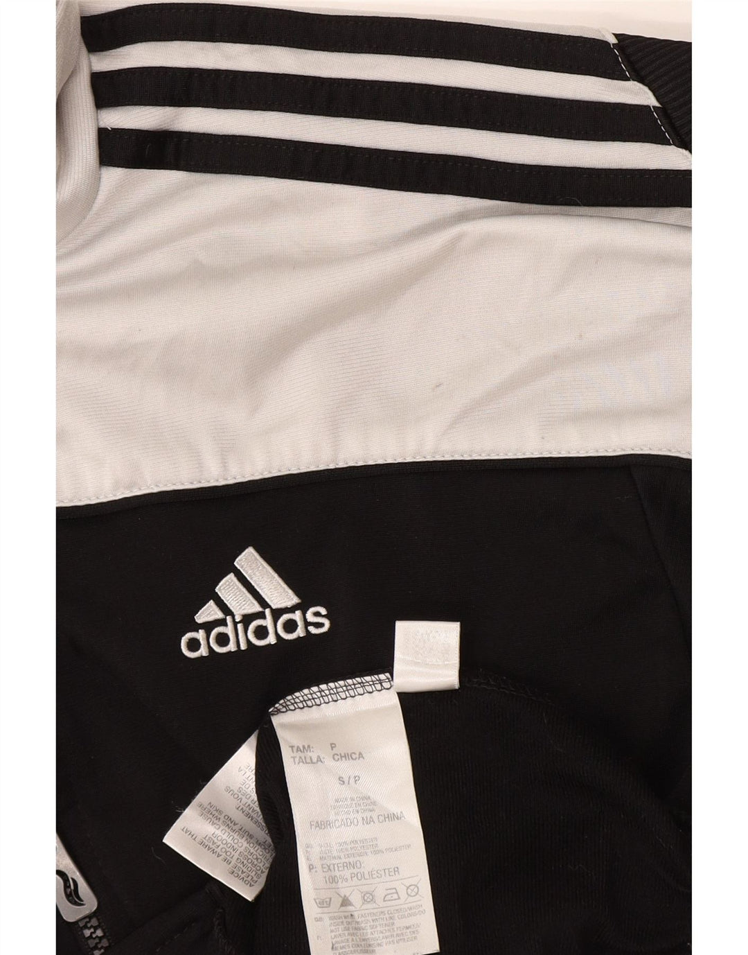 Adidas Herren-Trainingsanzug-Oberteil, Jacke, Größe S, Schwarz, Colourblock-Polyester