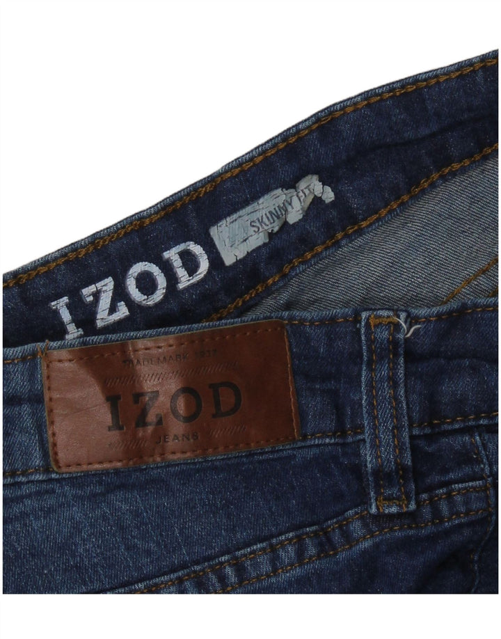 Izod Herren Skinny Jeans W34 L28 Blau