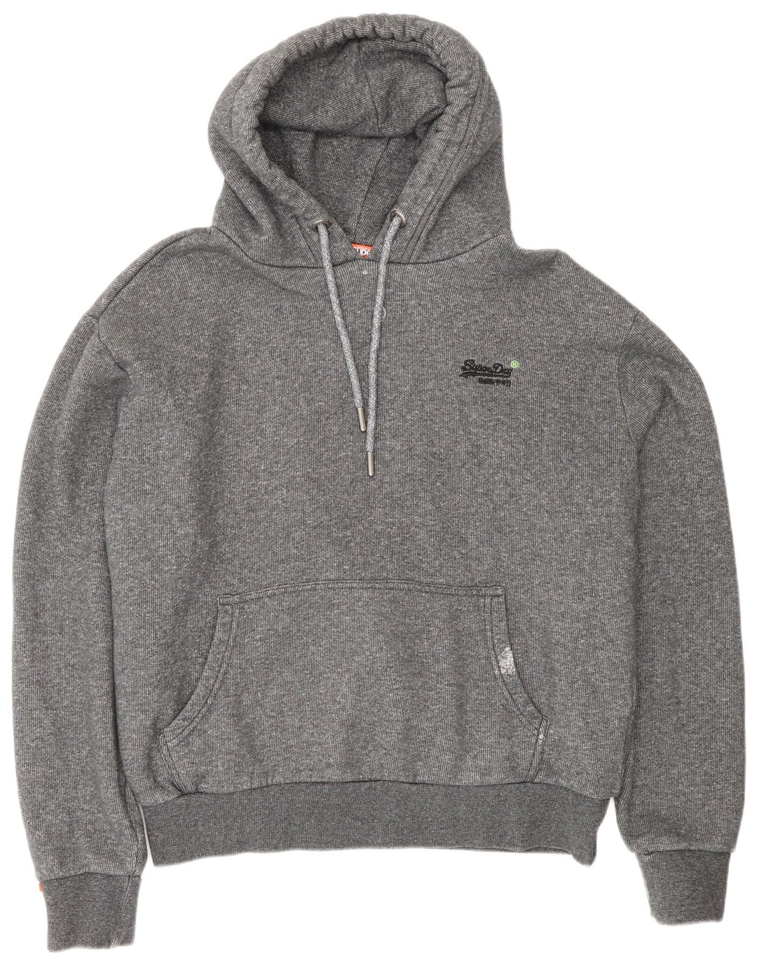 Superdry Herren Kapuzenpullover XL aus grauer Baumwolle