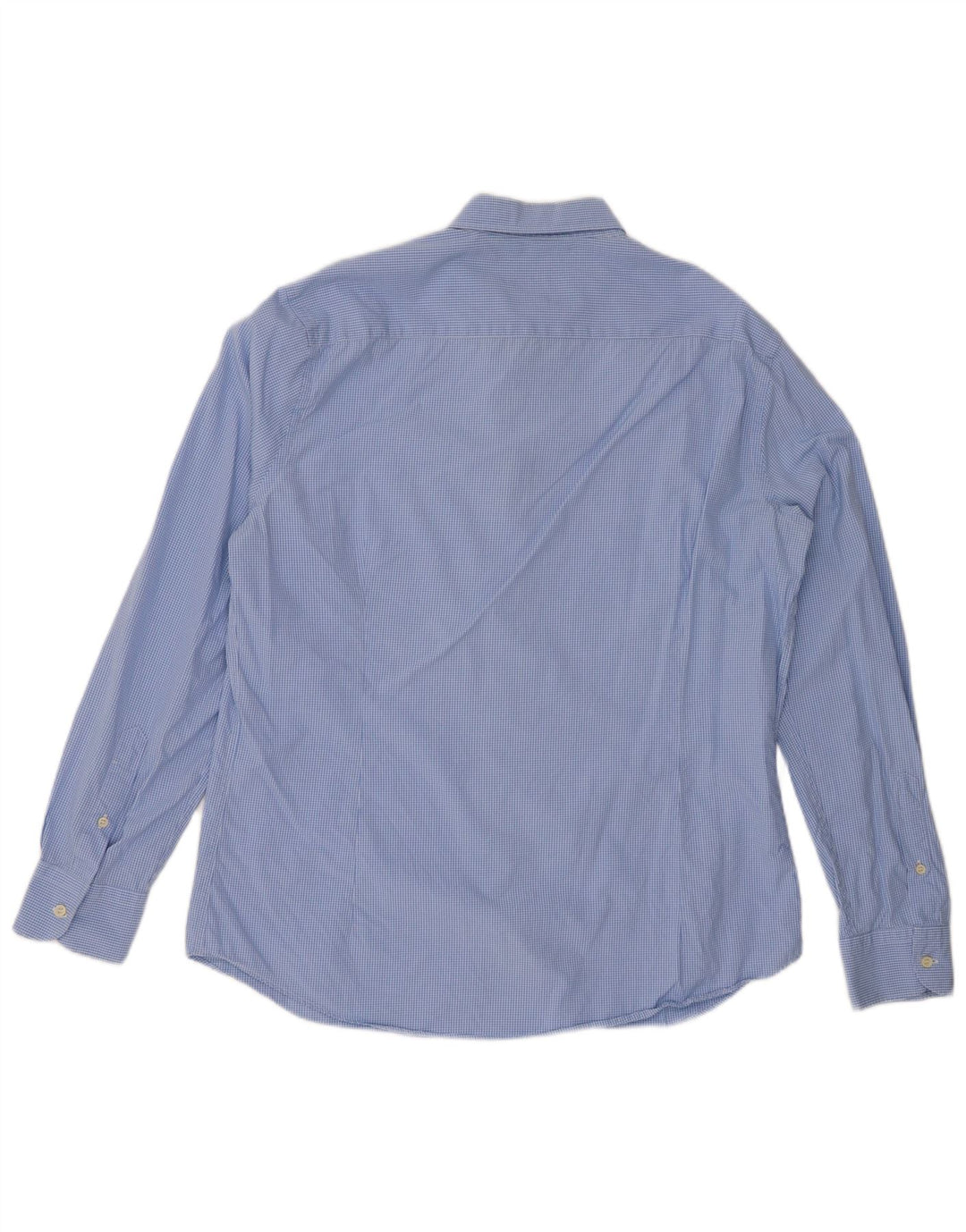 MASSIMO DUTTI Herren Slim Fit Hemd XL Blau Gingham