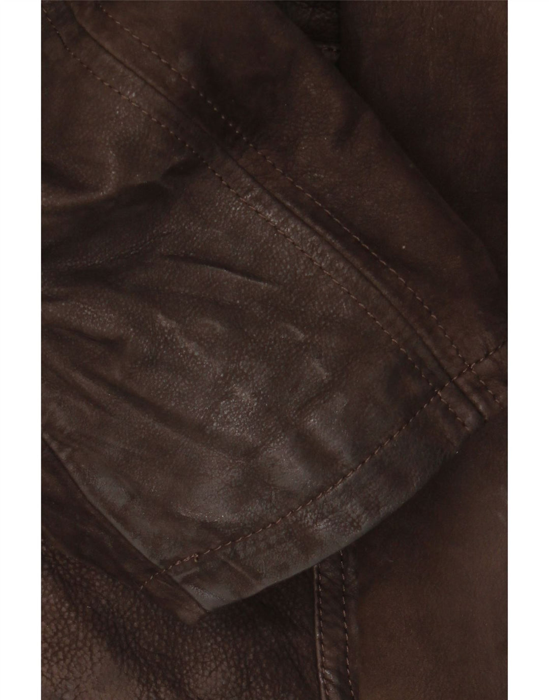 Vintage Herren Lederjacke IT 56 3XL Braunes Leder