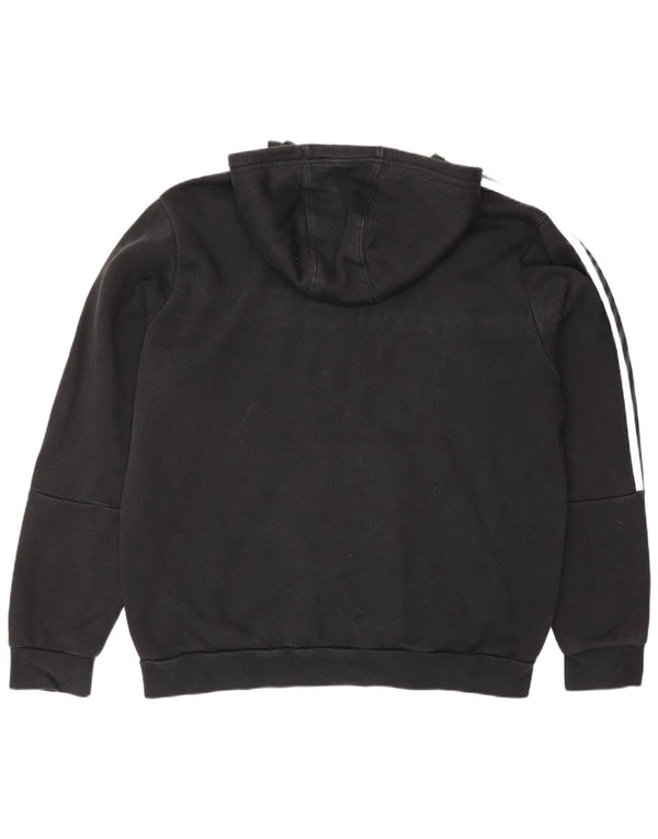 Adidas Herren Graphic Hoodie Pullover XL Schwarz Baumwolle Sport