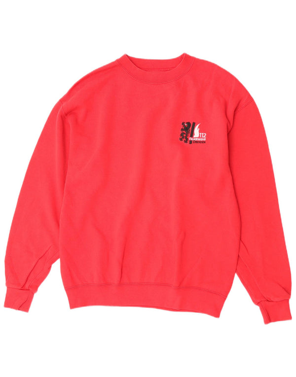 Jerzees Herren-Sweatshirt mit normaler Passform, mittelrote Baumwolle