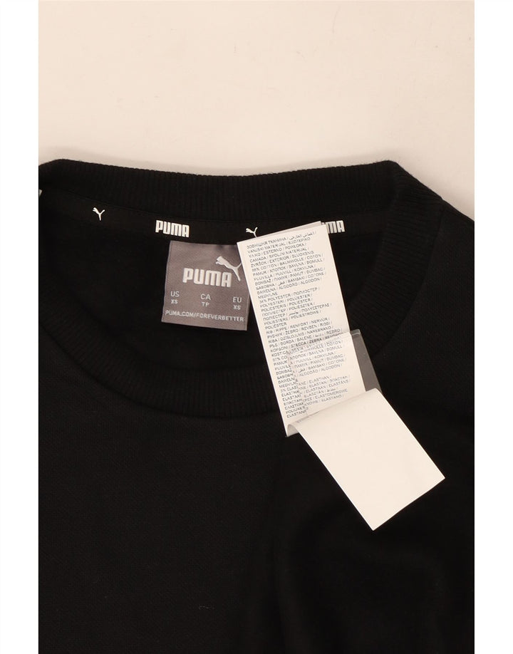 Puma Herren Graphic Sweatshirt Pullover XS Schwarz Baumwolle