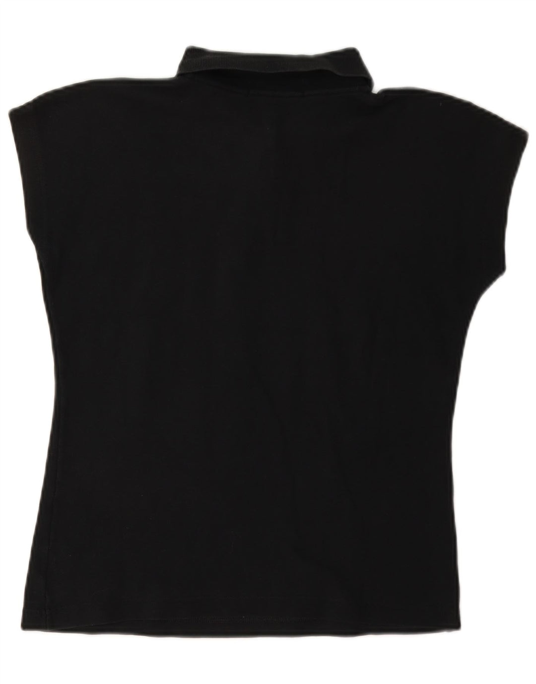 Fila Damen Poloshirt IT 46 Large Schwarz Baumwolle