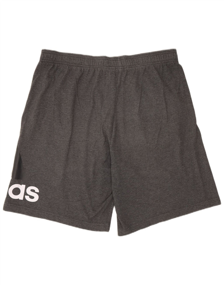 Adidas Herren Graphic Sport Shorts Große graue Baumwolle
