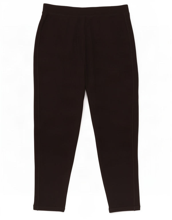 Marks & Spencer Damen Caprihose UK 10 Small W28 L23 Schwarze Viskose