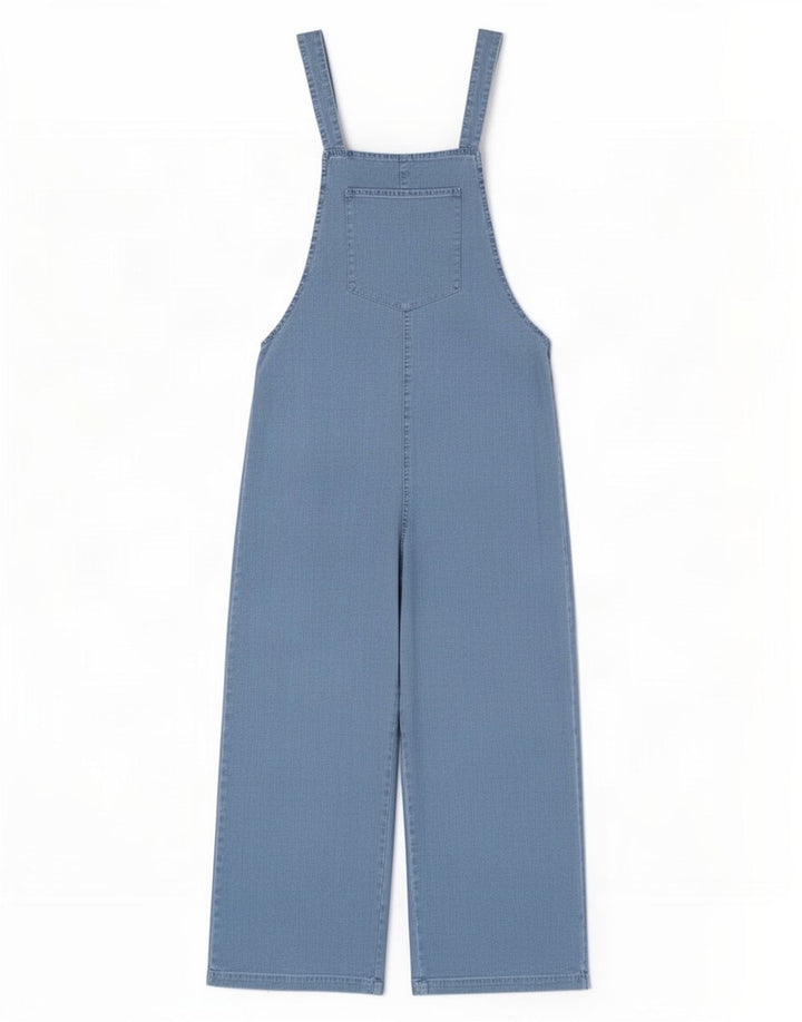 Zara Damen-Jeansoverall, Gr. 10, klein, Blau