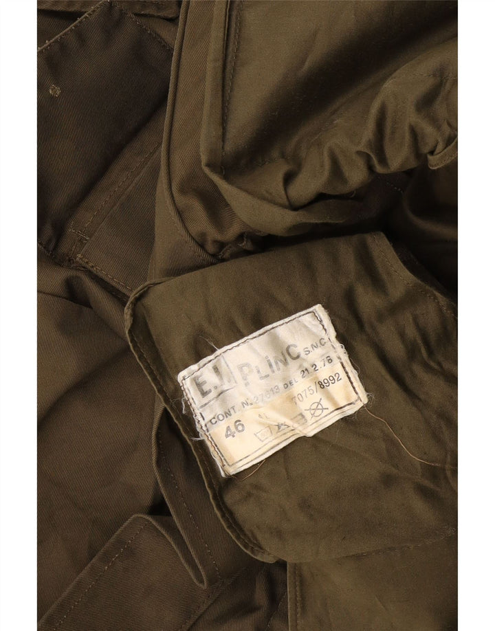 Vintage Herren Militärjacke EU 46 Small Khaki