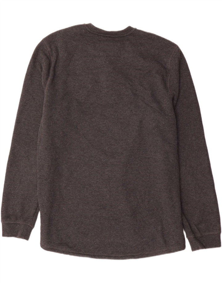 Lee Herren-Sweatshirt mit normaler Passform, XL, grau meliert, Baumwolle