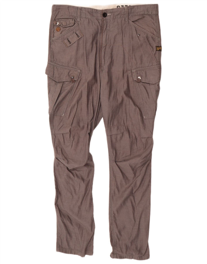 G-Star Herren Slim Cargohose W29 L32 Graue Baumwolle
