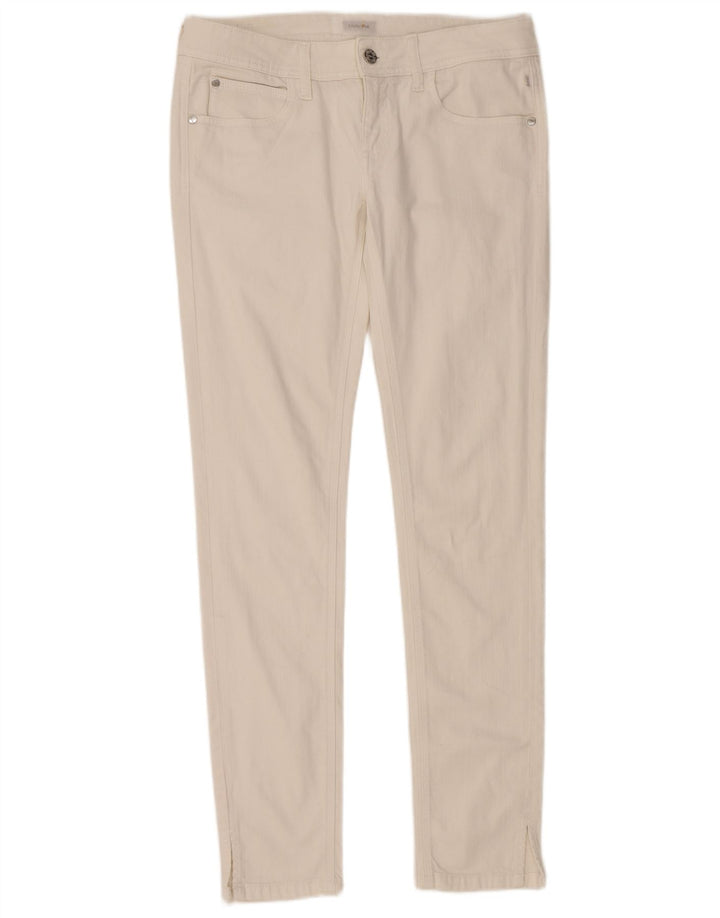 MELTIN' POT Damen Skinny Jeans W29 L32 Weiße Baumwolle