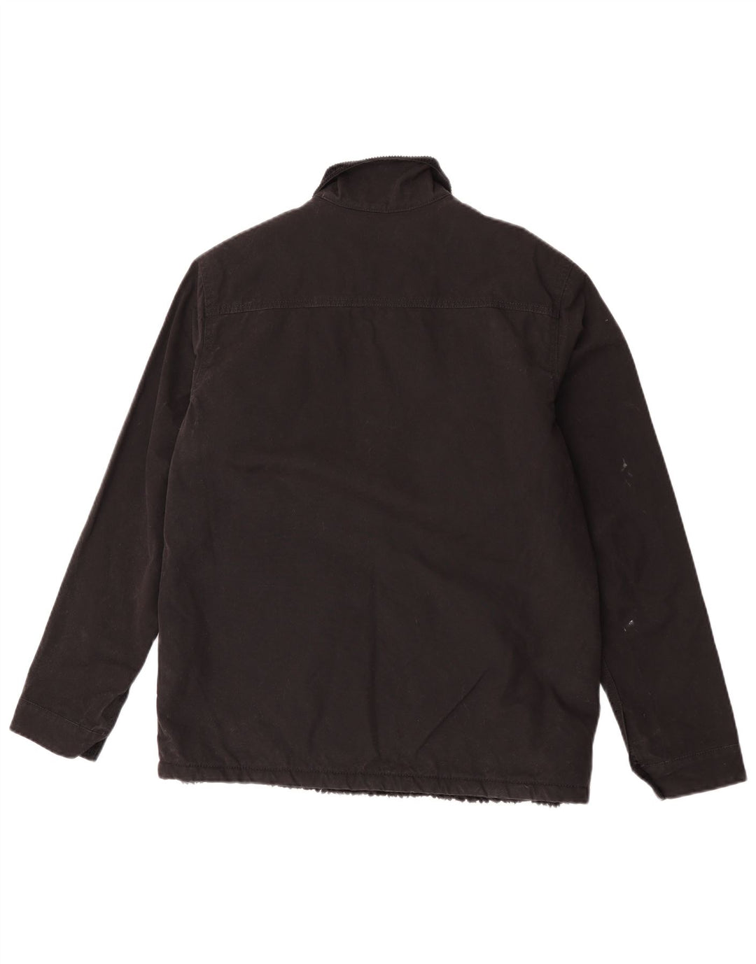 Superdry Herren Sherpa Utility Jacke UK 36 Small Schwarz Baumwolle