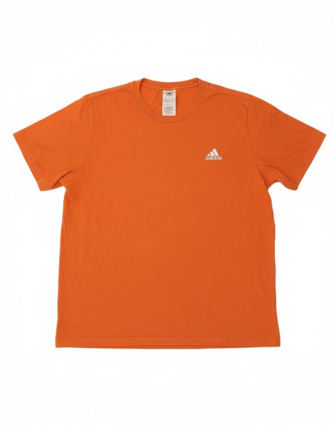 Adidas Herren T-Shirt Top XL Orange Baumwolle