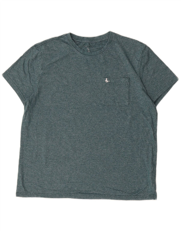 Jack Wills Herren T-Shirt Top XL Grün Polyester
