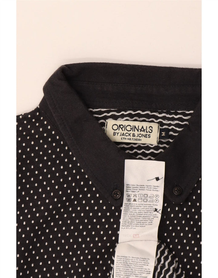Jack & Jones Herren-Poloshirt aus Baumwolle in mittlerer Marineblau-Optik