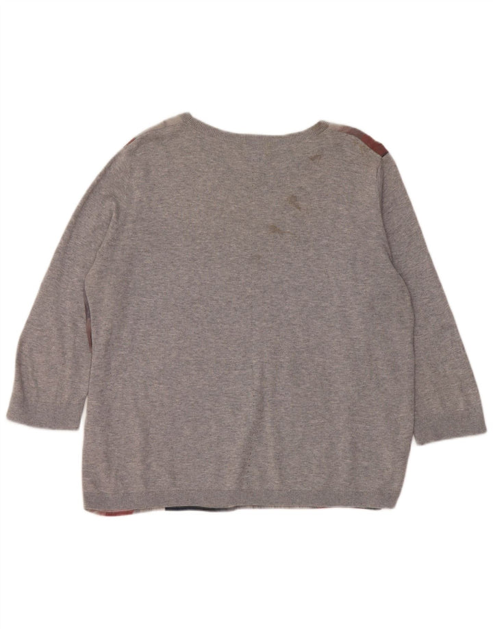 Jigsaw Damen-Pullover mit U-Boot-Ausschnitt, Gr. 42, Größe L, mehrfarbig