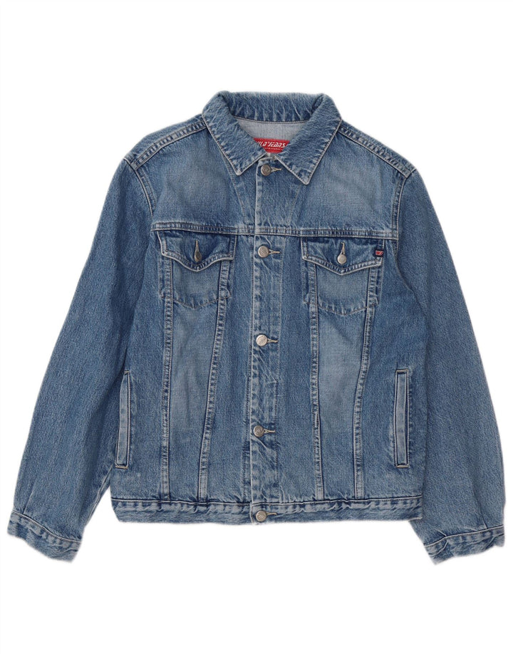 Wild Jeans Damen Jeansjacke UK 18 XL Blaue Baumwolle