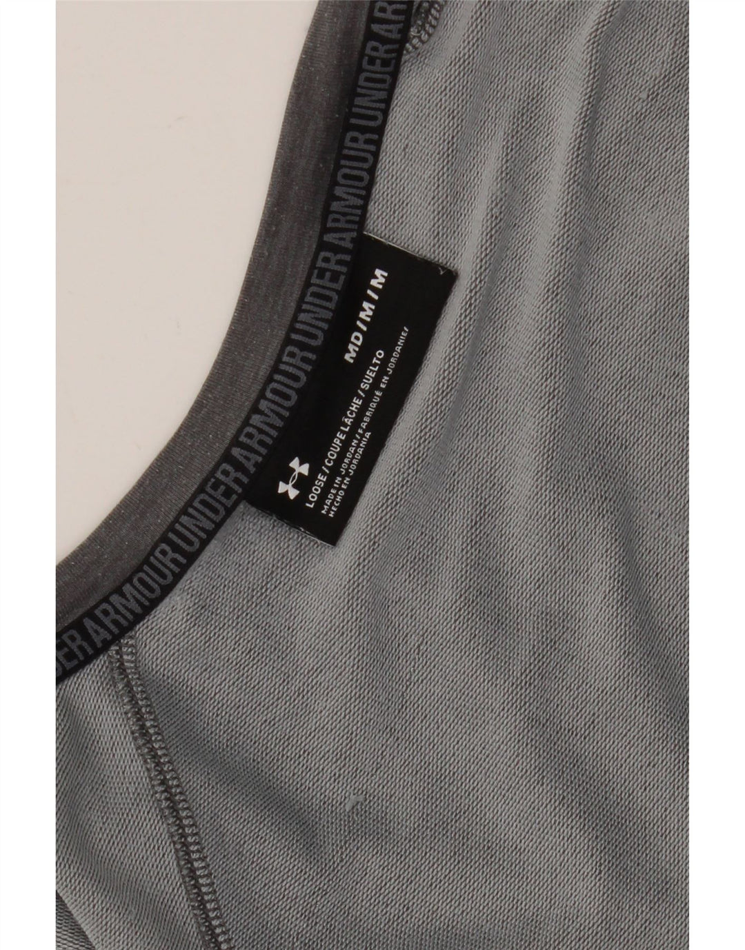 Under Armour Damen Graphic Loose Fit Sweatshirt Pullover UK 14 Mittelgrau