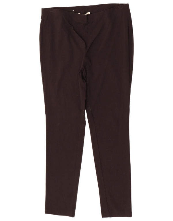 Michael Kors Damen Slim Freizeithose XL W36 L28 Schwarz