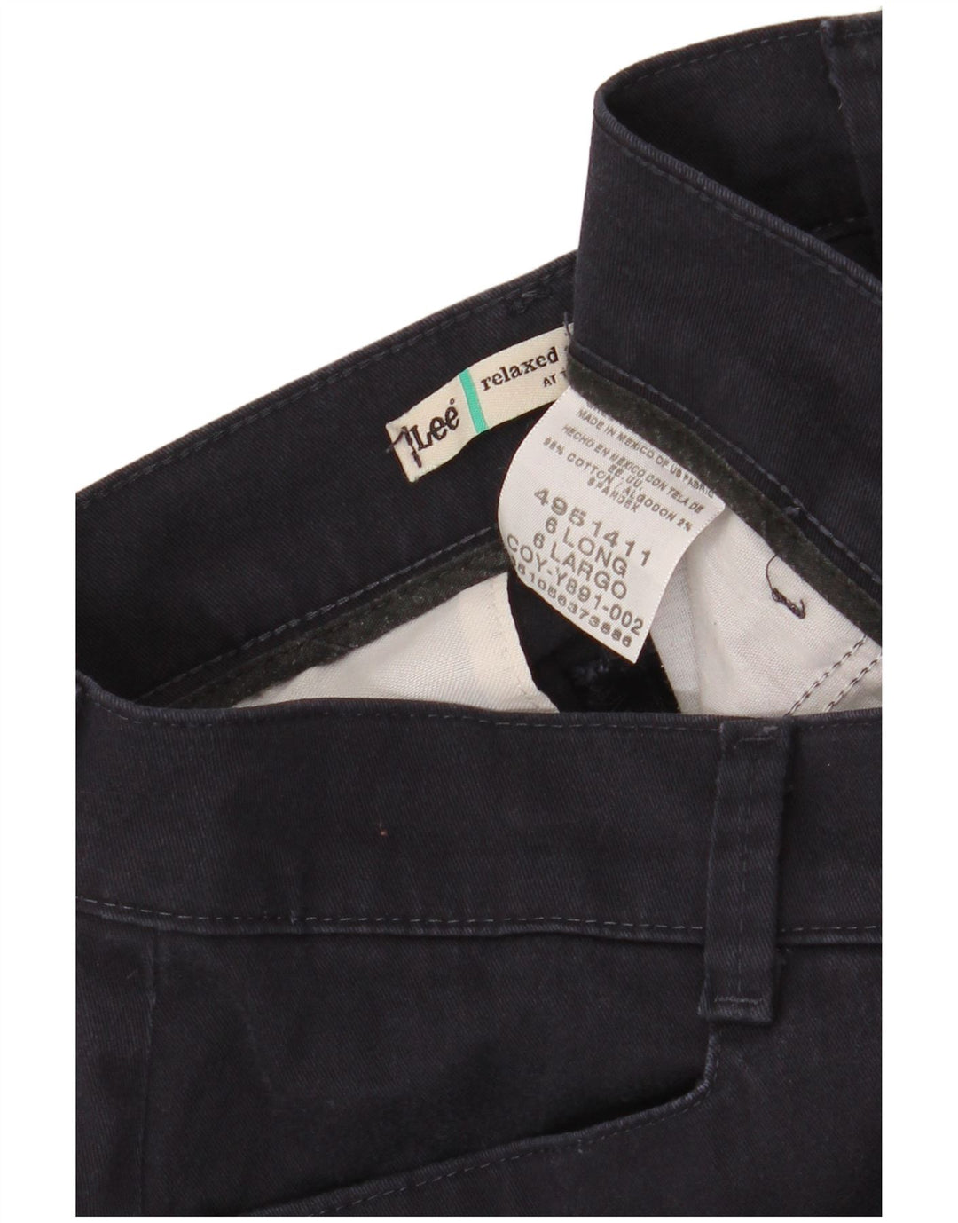 Lee Damen gerade Freizeithose, US 6, M, W29, L33, Marineblau, klassisch