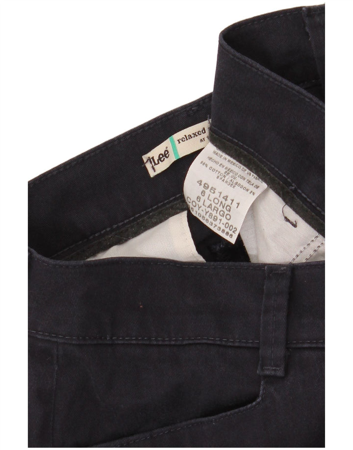 Lee Damen gerade Freizeithose, US 6, M, W29, L33, Marineblau, klassisch